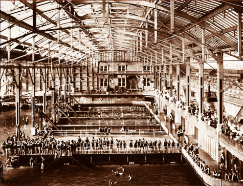 Historic Sutro Baths interior